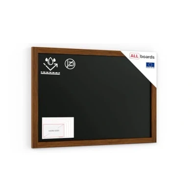 Image of ALLboards Outdoor Chalkboard Waterproof with Varnished Wooden Frame 90x60cm, Chalk Writing Board Blackboard, Indoor