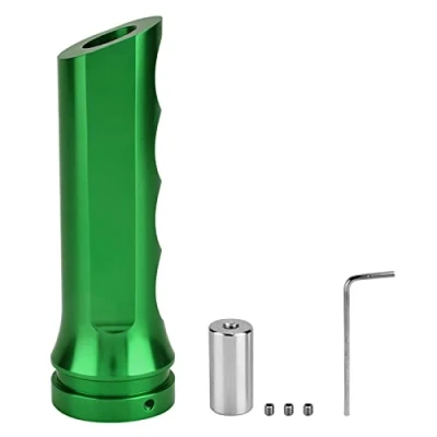 Image of Aramox Universal Auto Car Aluminum HandBrake Cover Handle Protector Hand Brake Sleeve Modificate Accessories Case (Green)