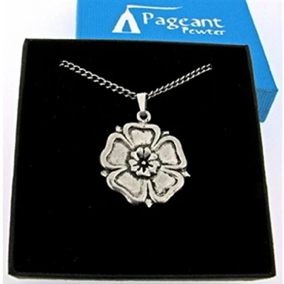 Image of Yorkshire Rose Pewter Pendant