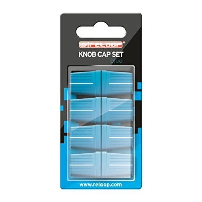 Image of Reloop KNOB CAP Set replacement knobs for DJ mixer (Blue), BLUE