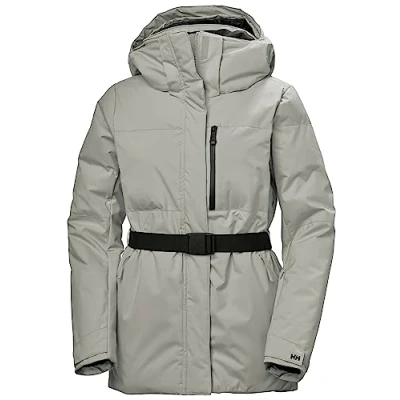 Image of Helly Hansen Womens W Nora Long Puffy Jacket, Terrazzo, S