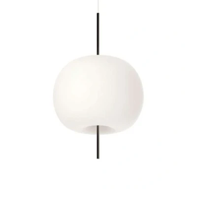Image of Kundalini Kushi hanging light Ø 43 cm black/white