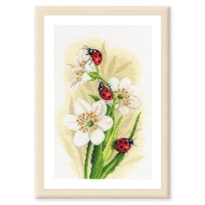 Image of Unbekannt Lanarte PN 0190657 Counted Cross Stitch Kit, Cotton, Multi Colour, 22 x 33 cm