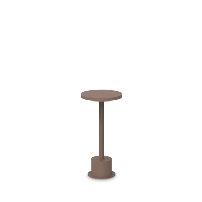 Image of Toffee Wide 25cm LED Outdoor Portable Lamp Coffee 3000K IP65