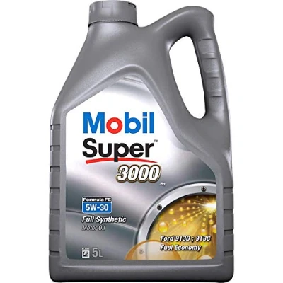 Image of Mobil Super 3000 X1 Formula FE 5W 30, 5L, Green