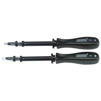Image of Draper Screw Holding Mechanic&#039;s Screwdriver Set (2 Piece)