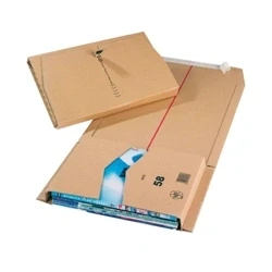 Image of Mailing Box 455x320x70mm Brown (20 Pack)