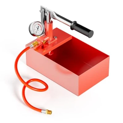 Image of Water Line Heating Solar System Leakage Pressure Test Hand Pump 25bar Tester Tool