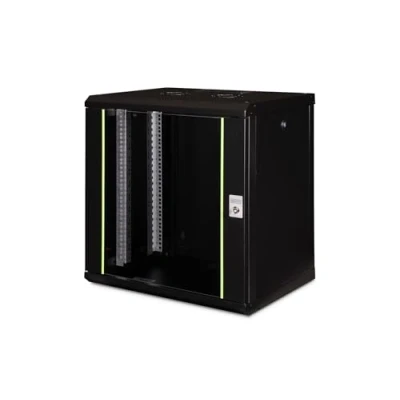 Image of Digitus Network cabinet 19 inch rack 12U Wall mounted 450mm depth load capacity 100kg Unique Series black