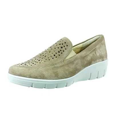 Image of Semler Women&#039;s Judith Loafer, Beige Panna 028, 4.5 UK