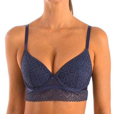 Image of Selene Lydia WoMens bra. Blue Size 42B