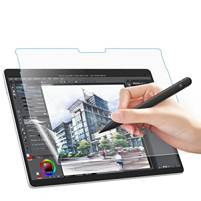 Image of MoKo 1 Pack Paper Screen Protector for Microsoft Surface Pro 11 2024, 10 / 9 8 X 13 Inch, Anti Glare &amp; Scratch Writable PET Film, Compatible with Pen, Matte