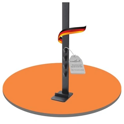 Image of PureMounts PM VAC 00, Vacuum Cleaner Stand Organiser for Dyson V6 Pro, V7, V8, Cyclone Fluffy/Absolute, V10 Total Clean, Torque Drive and V11 Animal, aluminium, Black, 4x Zubehör Halterungen