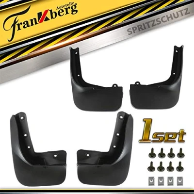 Image of 4 x Splash Guards Front Rear Left and Right Compatible with Golf VII 5G1 BE1 BA5 BV5 Estate 2012 2018