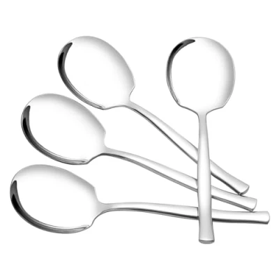 Image of Oymlclivisa 6 Pieces Stainless Steel Serving Spoon, Buffet Spoons