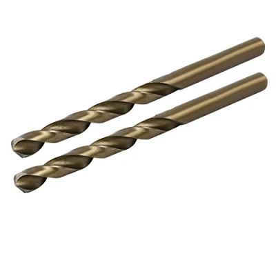 Image of Sourcingmap 6.7mm Drilling Dia Straight Shank High Speed Steel Cobalt Metric Twist Drill Bit for Hardened Metal, Stainless Steel, Cast Iron and Plastic 2pcs