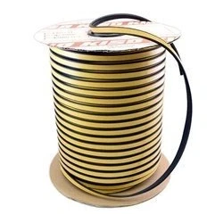 Image of KISO EPDM &#039;Dry Glaze&#039; Profile Tape with Lip 12 x 3mm Black