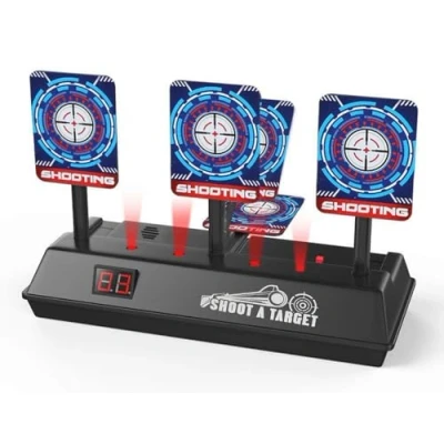 Image of HOCHSTE Kids Shooting Target Toy, Electronic Digital Scoring, Auto Reset, 6 yrs+