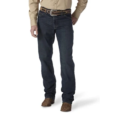Image of Wrangler Men&#039;s 20x 01 Competition Relaxed Fit Jean, Root Beer, 38W x 32L