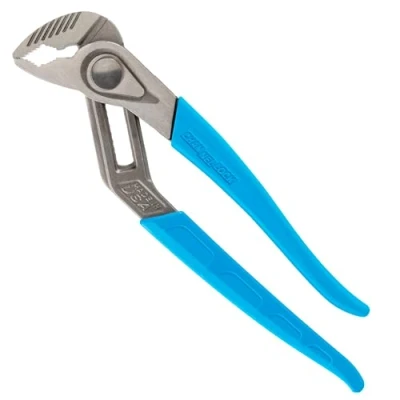 Image of Channellock 442X 12 V JAW SPEEDGRIP Tongue &amp; Groove Pliers, Forged High Carbon Steel, Push Button Adjustment, Made in The USA
