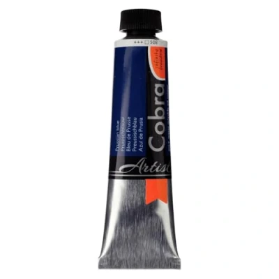 Image of Cobra Artist Oil Colour Tube 40 ml Prussian Blue 508