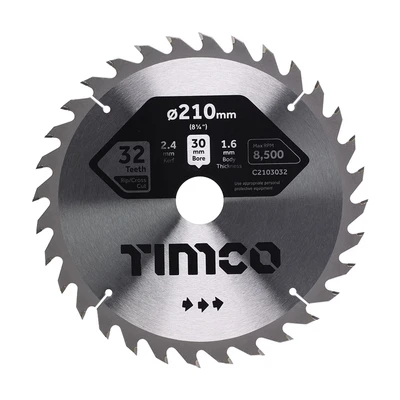 Image of 2x TIMCO Circular Saw Blade General Purpose Coarse/Medium C2103032