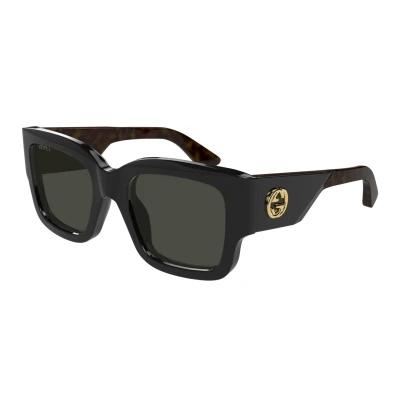 Image of Sunglasses Gucci Gg1663s col. 001 Donna Squadrata Nero