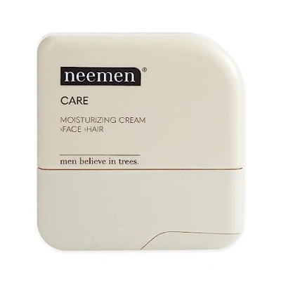 Image of neemen care moisturising cream developed for men provides a soft skin feeling and protects against environmental influences absorbs quickly does not grease face, body hair