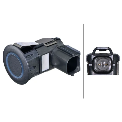 Image of 6590Z1 Parking Sensors HELLA 6PX 358 270 481 Rear, Front Ultrasonic Sensor