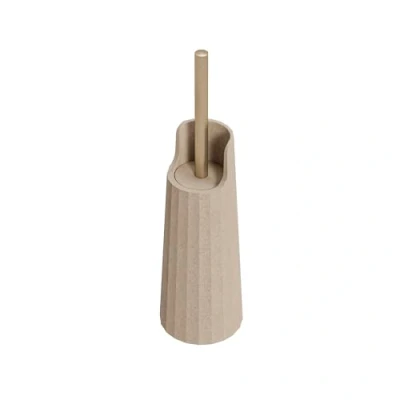 Image of COSMIC Toilet brush holder Beige Floorstanding Measures 37.7 x 87 54 cm