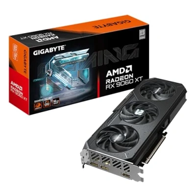 Image of Gigabyte Radeon RX 9060 XT GAMING OC 16G Graphics Card 16GB GDDR6, 128bit, PCI E 5.0, 3320 MHz Core Clock, 2 x DisplayPort, 1 HDMI, GV R9060XTGAMING 16GD