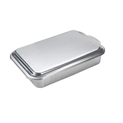 Image of Nordic Ware Natural Aluminium Commercial Classic Metal Covered Cake Pan
