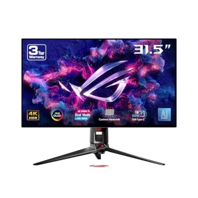 Image of ASUS ROG Swift PG32UCDP 4K Ultra HD 31.5&quot; QD OLED Gaming Monitor Black, Black