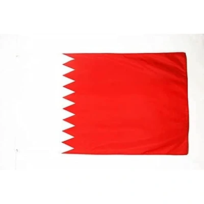 Image of AZ Flag Bahrain Large 5x8 Ft 100D Polyester Big Banner with Two Metal Grommets Fade Resistant Vivid Colors 5&#039; x 8&#039; Feet 250x150 Cm