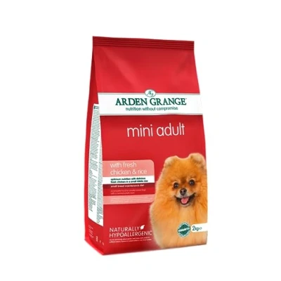 Image of Arden Grange Adult Mini Dry Dog Food Chicken &amp; Rice, 2 kg