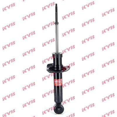 Image of 4160183E60 Shock absorber KYB Excel G 341282 Rear Axle Gas Pressure Twin Tube Spring bearing Damper Top pin, Bottom eye NISSAN: Almera II Hatchback