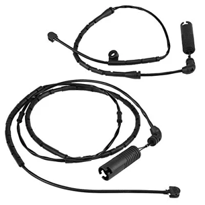 Image of Front Brake Pad Sensor, + Rear Sensor for E46 E85 320i 323Ci 323i 325Ci 34351164371+34351164372