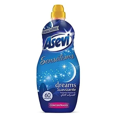Image of Asevi Sensations Dreams Concentrated Fabric Softener 60 Doses, blue