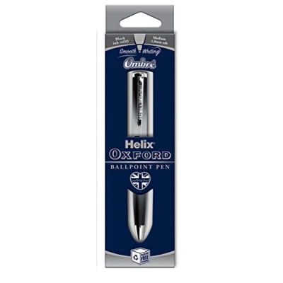 Image of Helix Oxford Ombre Premium Ballpoint Pen Black (Black Ink) Ombré Black, 209800