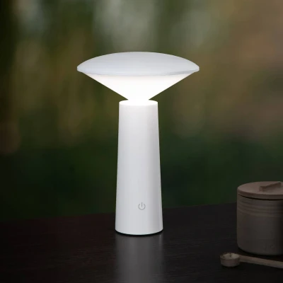 Image of Lucide Jive LED outdoor table lamp battery dimmable white