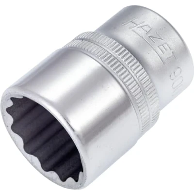 Image of 530050, ASE46805100000 Socket HAZET 900Z 22 DIN3124, ISO2725 1 Chrome Vanadium Steel Knurled