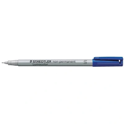 Image of STAEDTLER 311 3 Lumocolor Non Permanent Pen, Superfine Line Width, 0.4mm Blue (Box of 10)