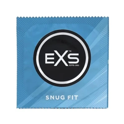Image of EXS Snug Fit Condoms Natural Latex &amp; Tighter More Secure Condom Vegan 144 Pack