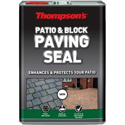 Image of Thompsons Patio and Block Paving Seal Satin 5L