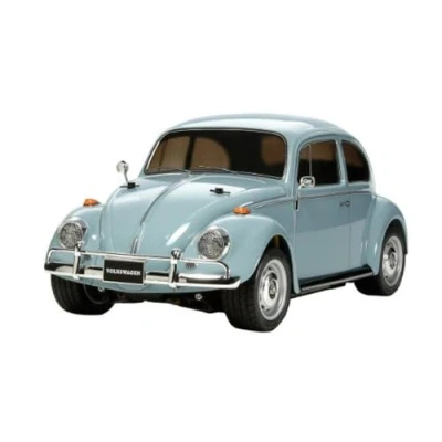 Image of TAMIYA Volkswagen 58572 1:10 Beetle (M 06) Remote Controlled Car, RC Vehicle, Model Building, Kit for Assembly, Hobby, Crafts, Mittel