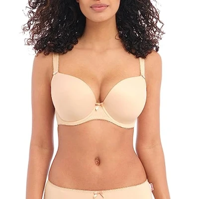 Image of Freya Deco Moulded T Shirt Bra Nude Beige 36B