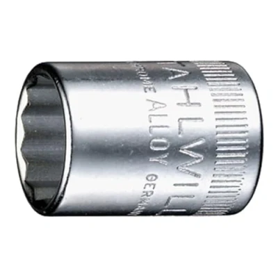 Image of Stahlwille STW40AD38 1/4 Inch Drive 3/8 Bi Hexagon Socket Silver