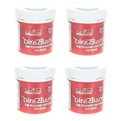 Image of 4 x La Riche Directions Semi Perm Hair Colour Peach 4x 88ml
