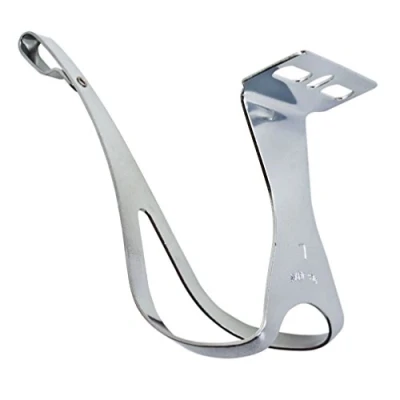 Image of MKS Toeclips Pair Size L Chrome