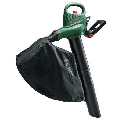 Image of Bosch Vacuum Cleaner/Leaf Blower/Shredder UniversalGardenTidy 2300 (2300 W, 45 L Collection Bag, Variable Speed, for Blowing, Sucking and Grinding Leaves)